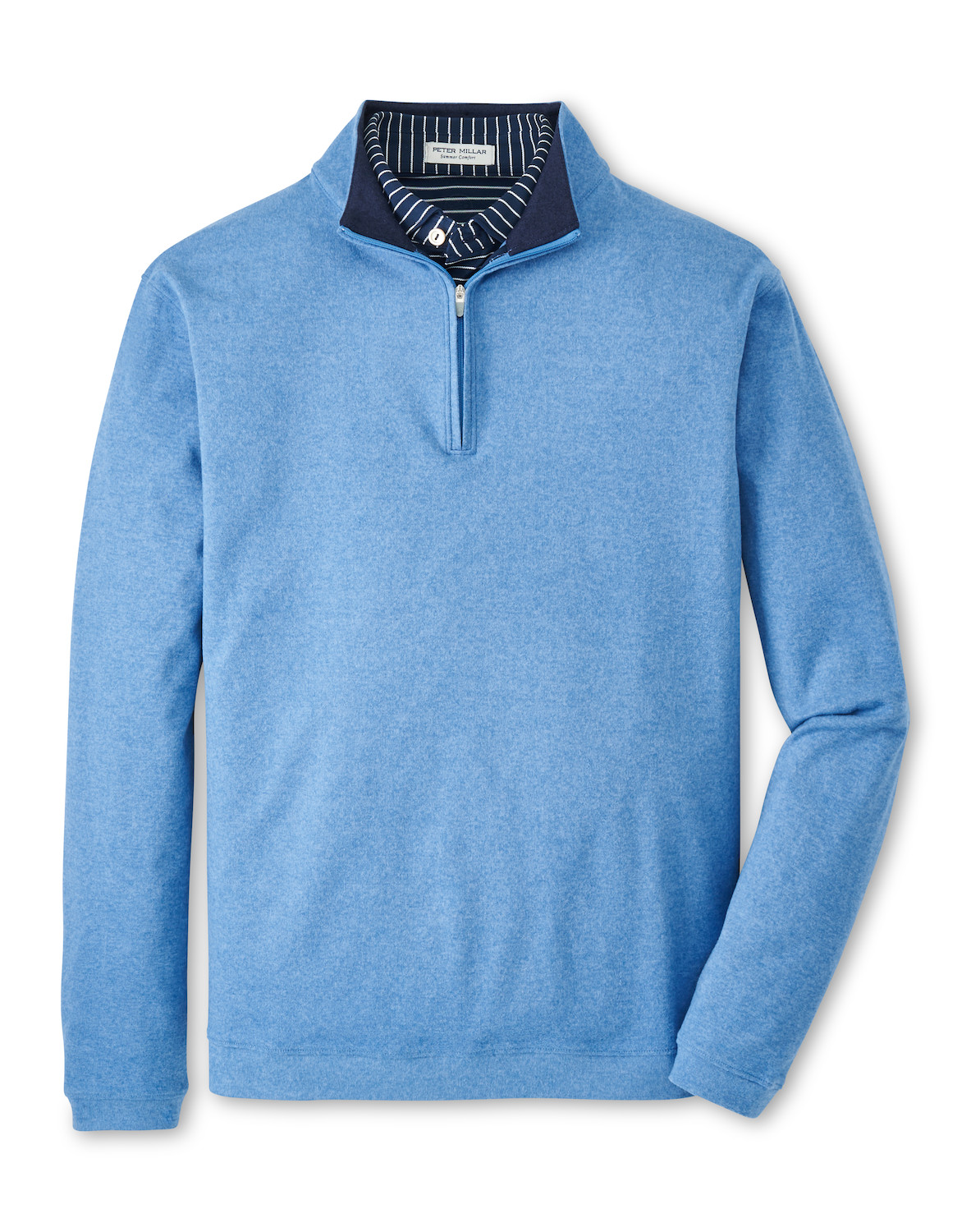 a man wearing a blue shirt
